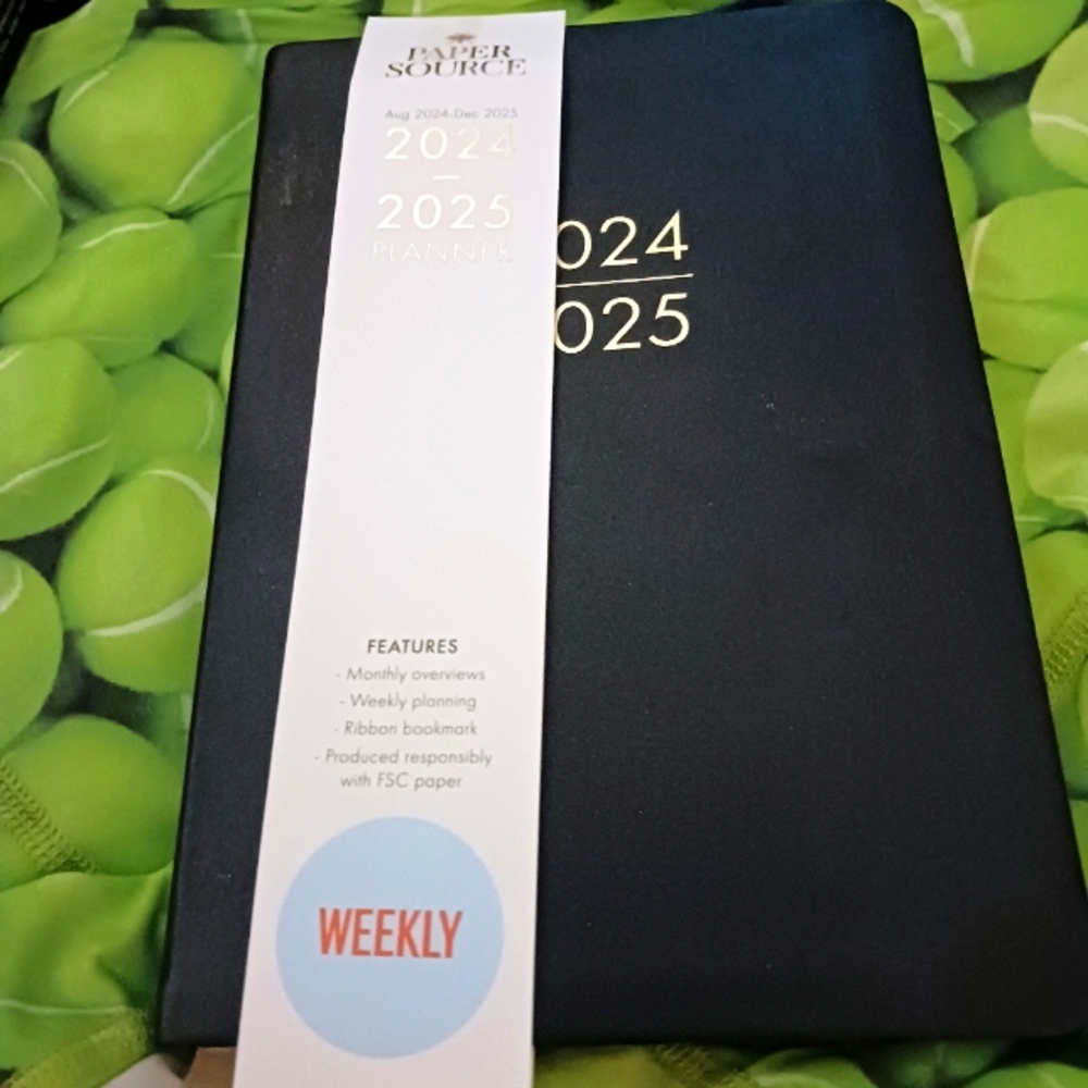 Paper Source Daily/Weekly Planner New w Tag